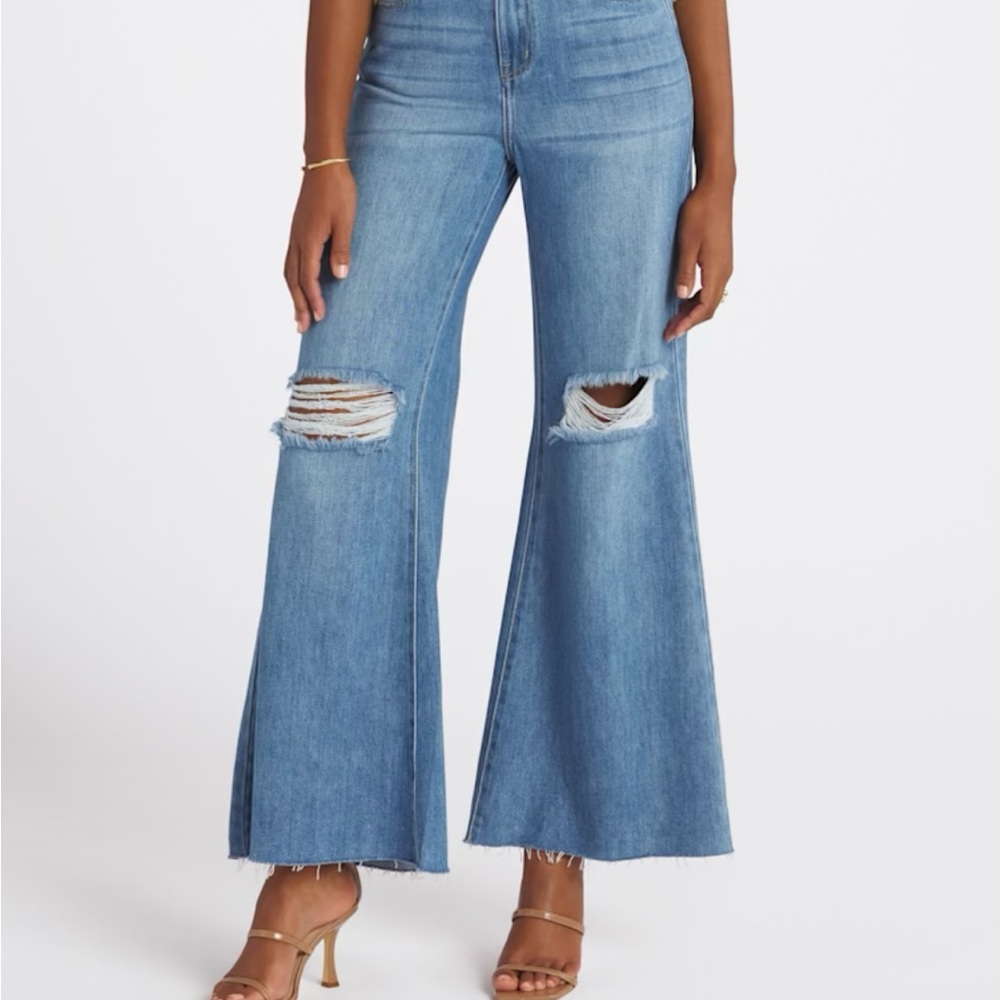 Women's Blue Flared Jeans